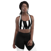 Longline sports bra