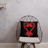 Sankofa Heart throw Pillow