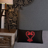 Sankofa Heart throw Pillow