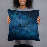 Fetch It Throw Pillow